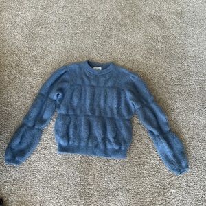 & Other Stories Blue Wool Sweater (XS/S)
